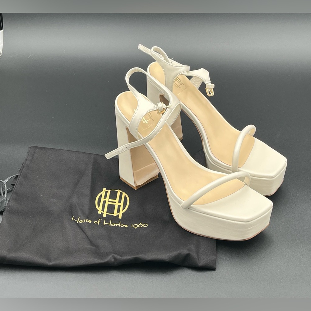 x REVOLVE Marlene Platform in Ivory House of Harlow 1960 Size 9